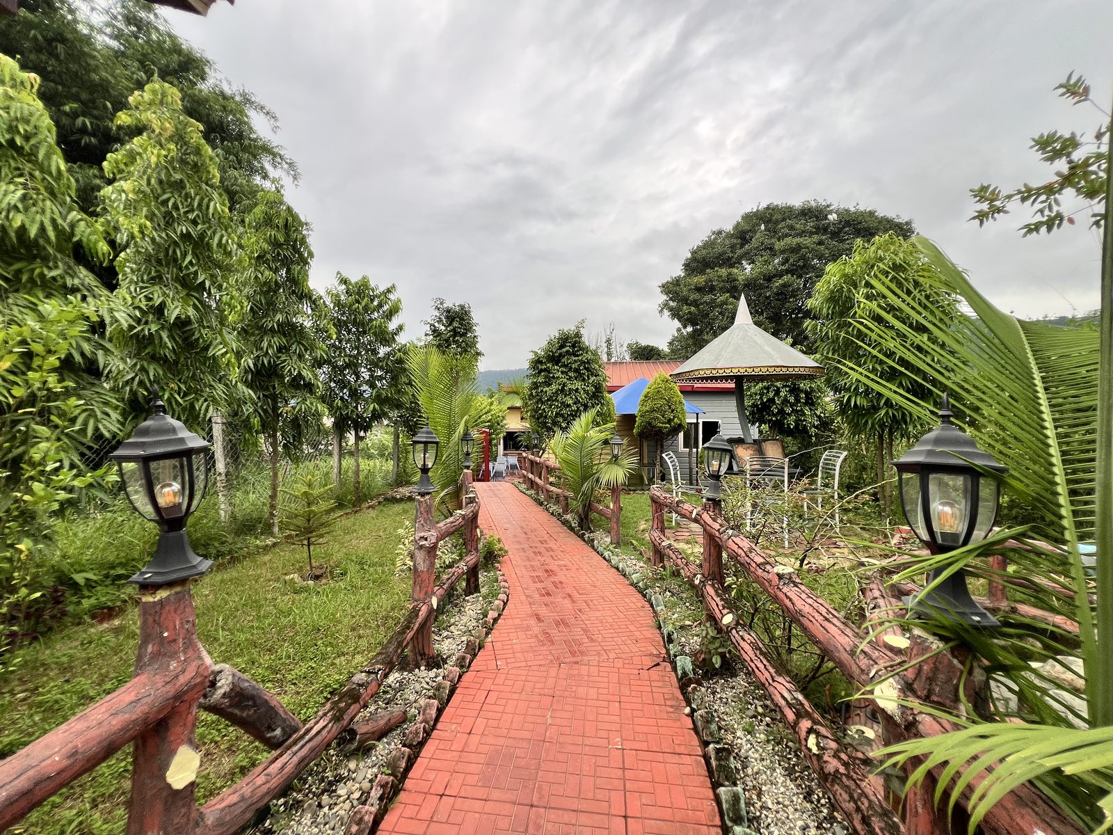 Cozy cottages and garden paths